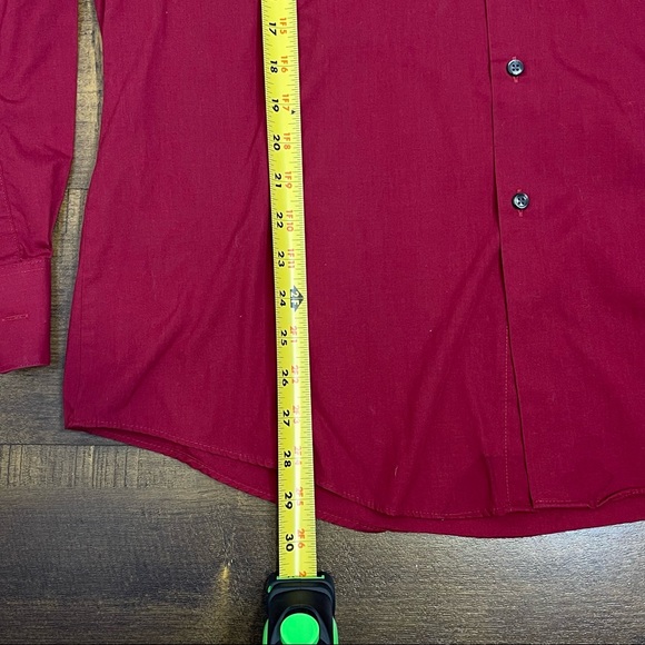 Preowned Van Heusen Fitted Satin Spread-Collar Stain Shield Dress Shirt Men’s XL - Picture 8 of 8